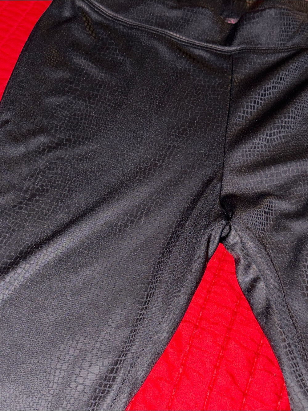 mark. Black Textured Leggings